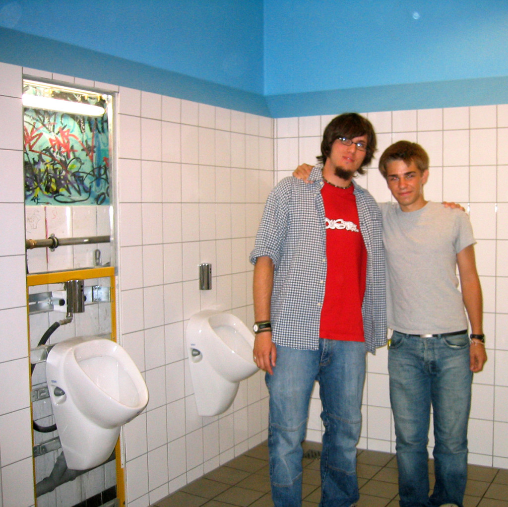 Schultoilette der Robert-Bosch-Gesamtschule in Hildesheim.